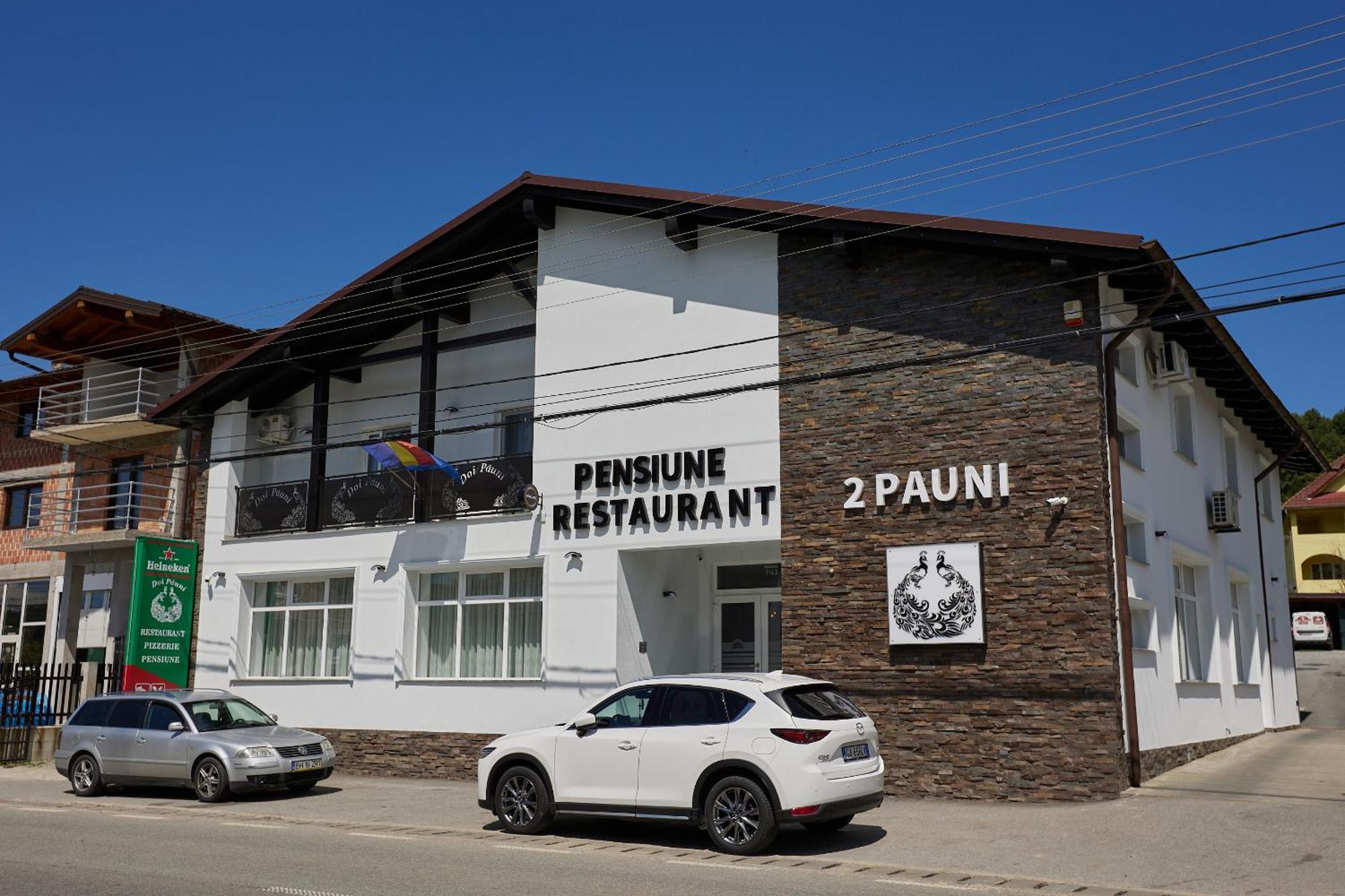 Pensiune Restaurant Pizzerie 2 Pauni Borşa Esterno foto